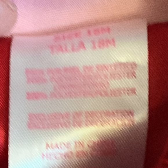 Young Hearts Red Furry Jacket Size: 18 months - Picture 4 of 4